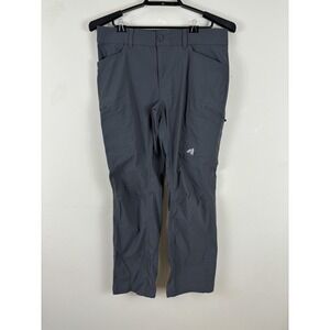Eddie Bauer First Ascent Pants Mens 35x31 Gray Outdoor Hiking Lightweight Nylon